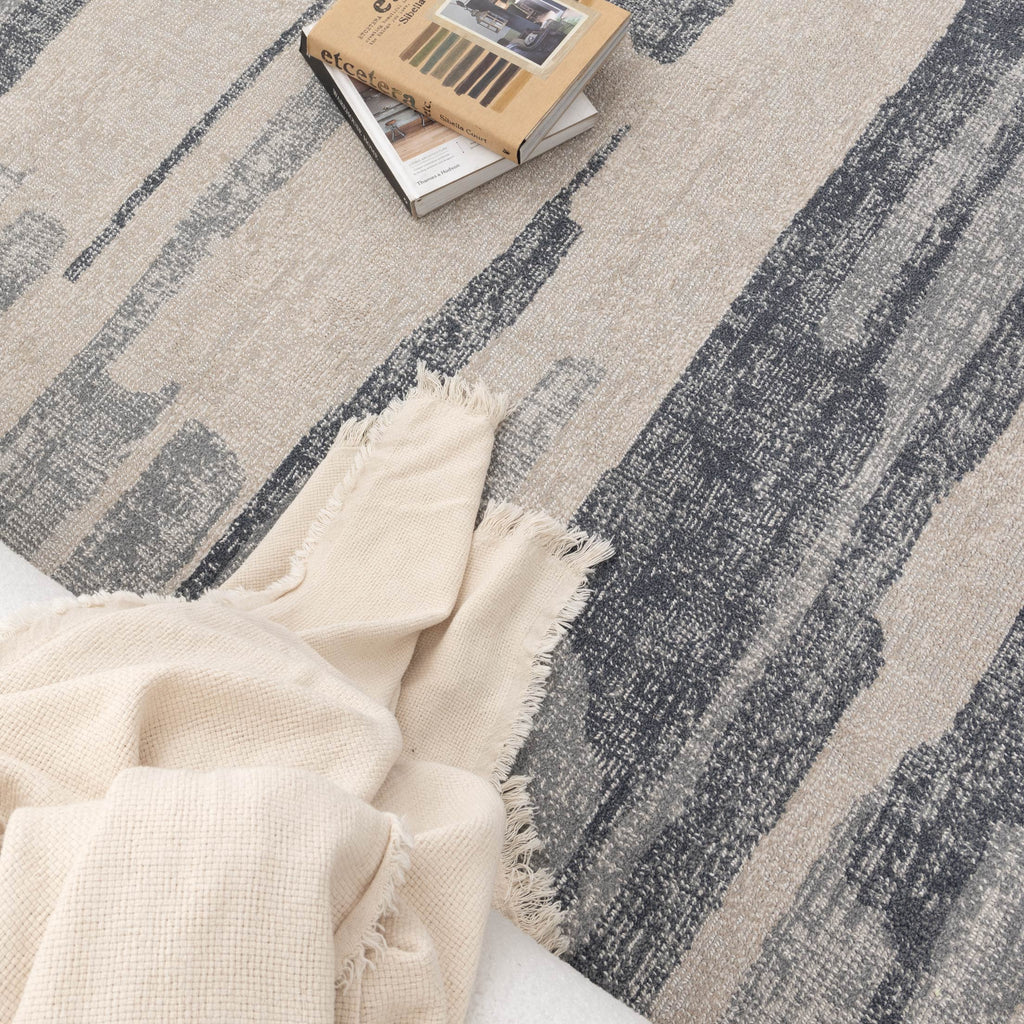 Toscana Watercolour Blue Rug - TOS3 – view 5
