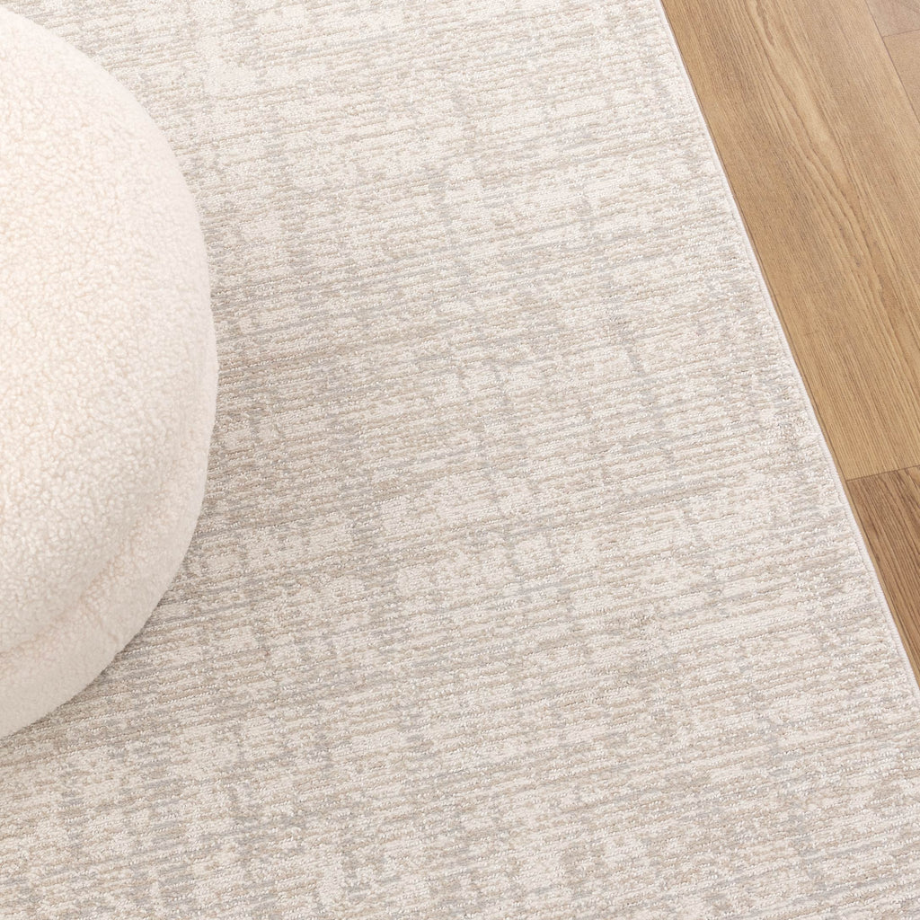 Toscana Distressed Lines Grey Beige Rug - TOS4 – view 8
