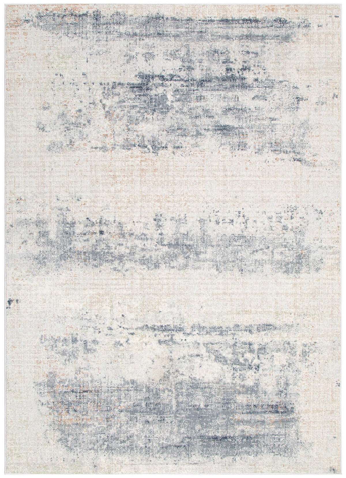 Toscana Distressed Splash Beige Blue Rug TOS5 – view 2