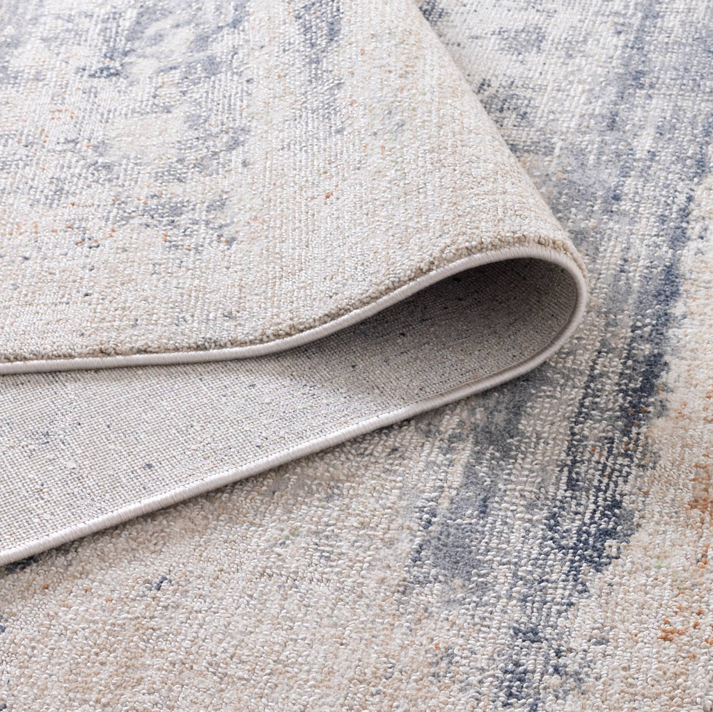Toscana Distressed Splash Beige Blue Rug TOS5 – view 4