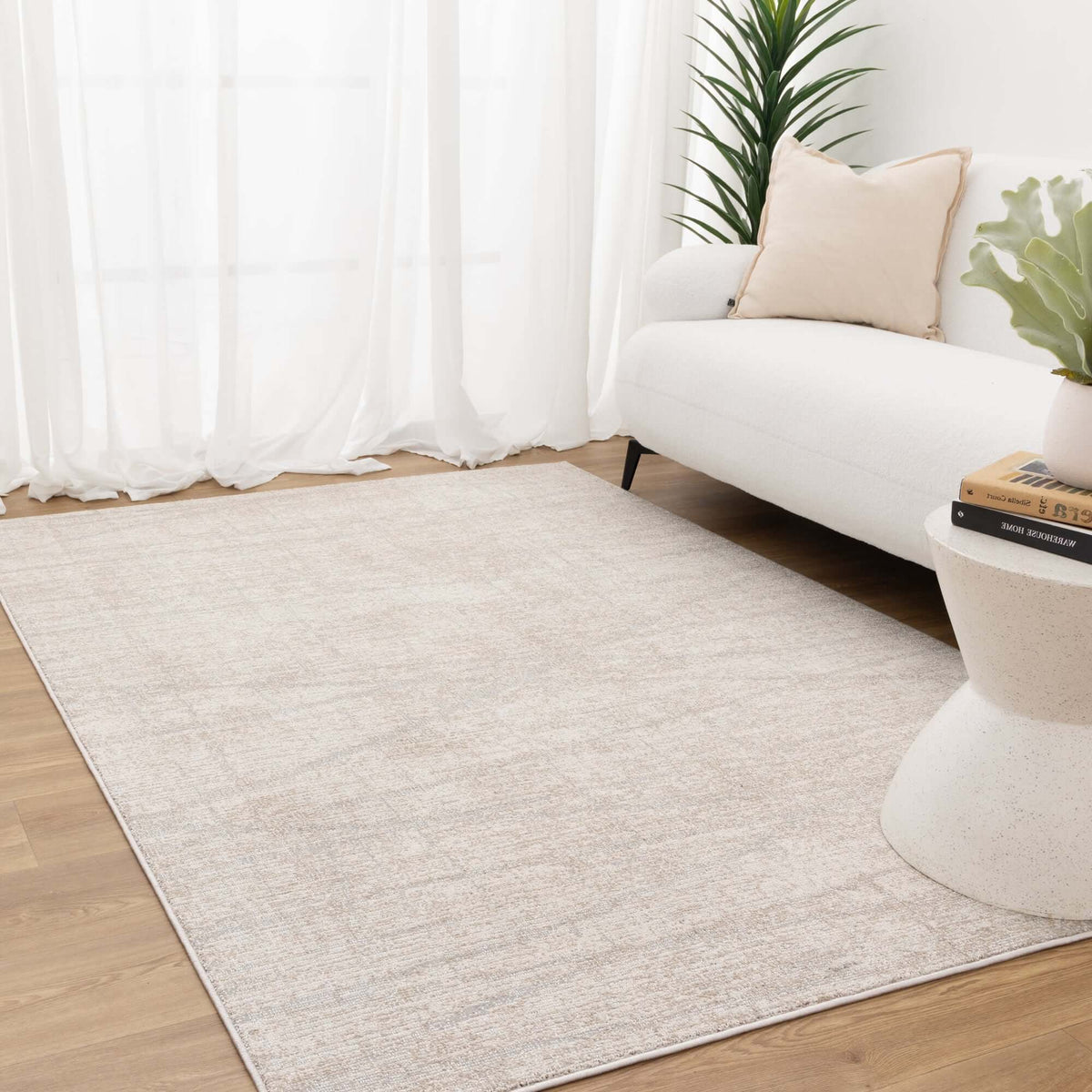 Toscana TOS6 Grey Beige Modern Abstract Rug - detail 4