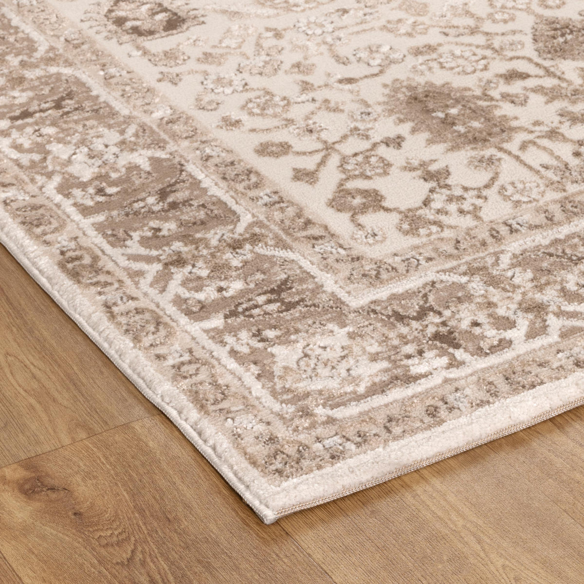 Sierra Brown Oriental Border Rug – view 3