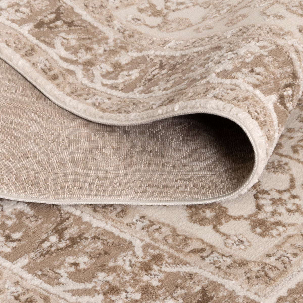 Sierra Brown Oriental Border Rug – view 4