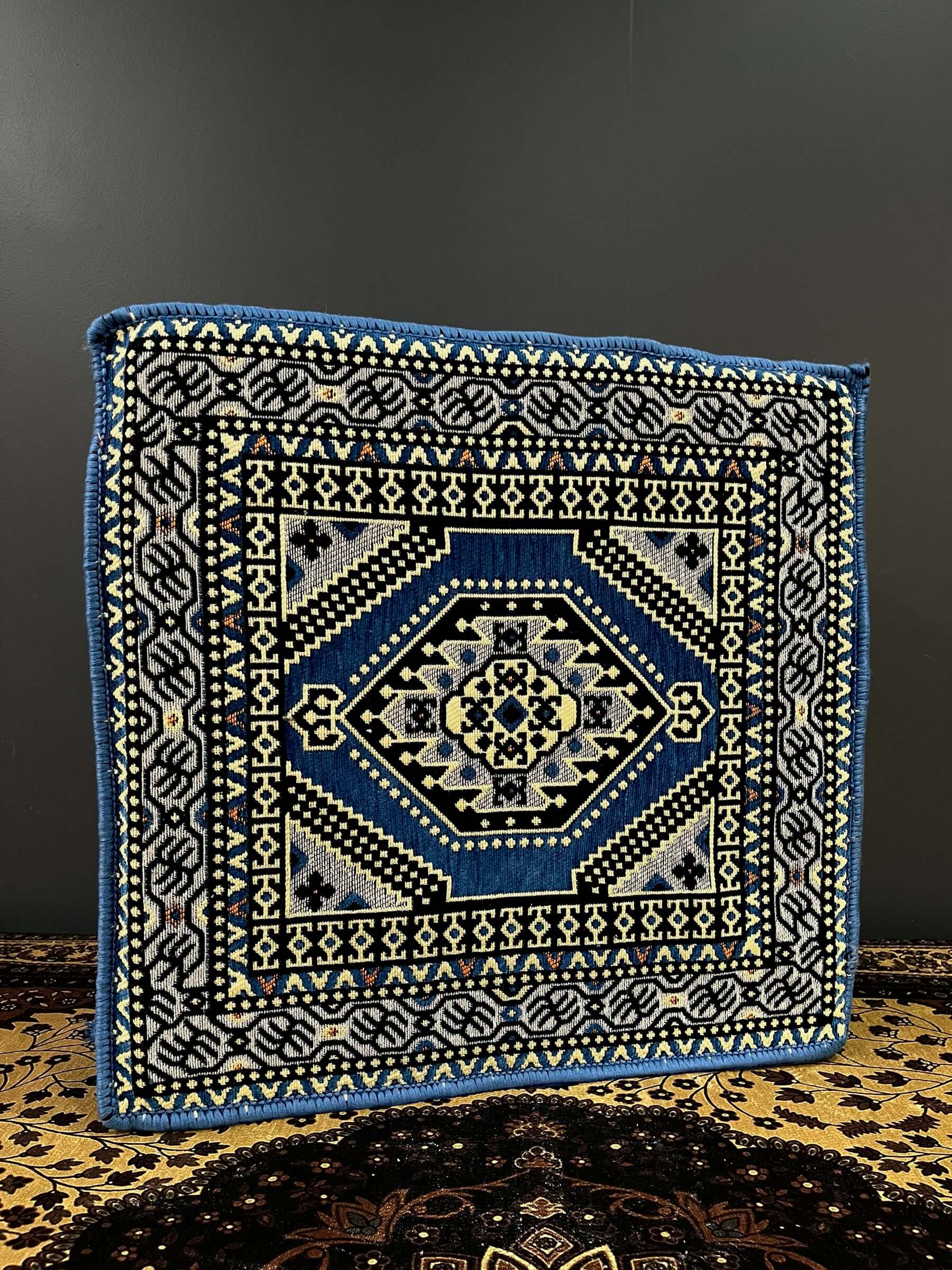 Ottoman Authentic Floor Cushion (Blue Classic)    