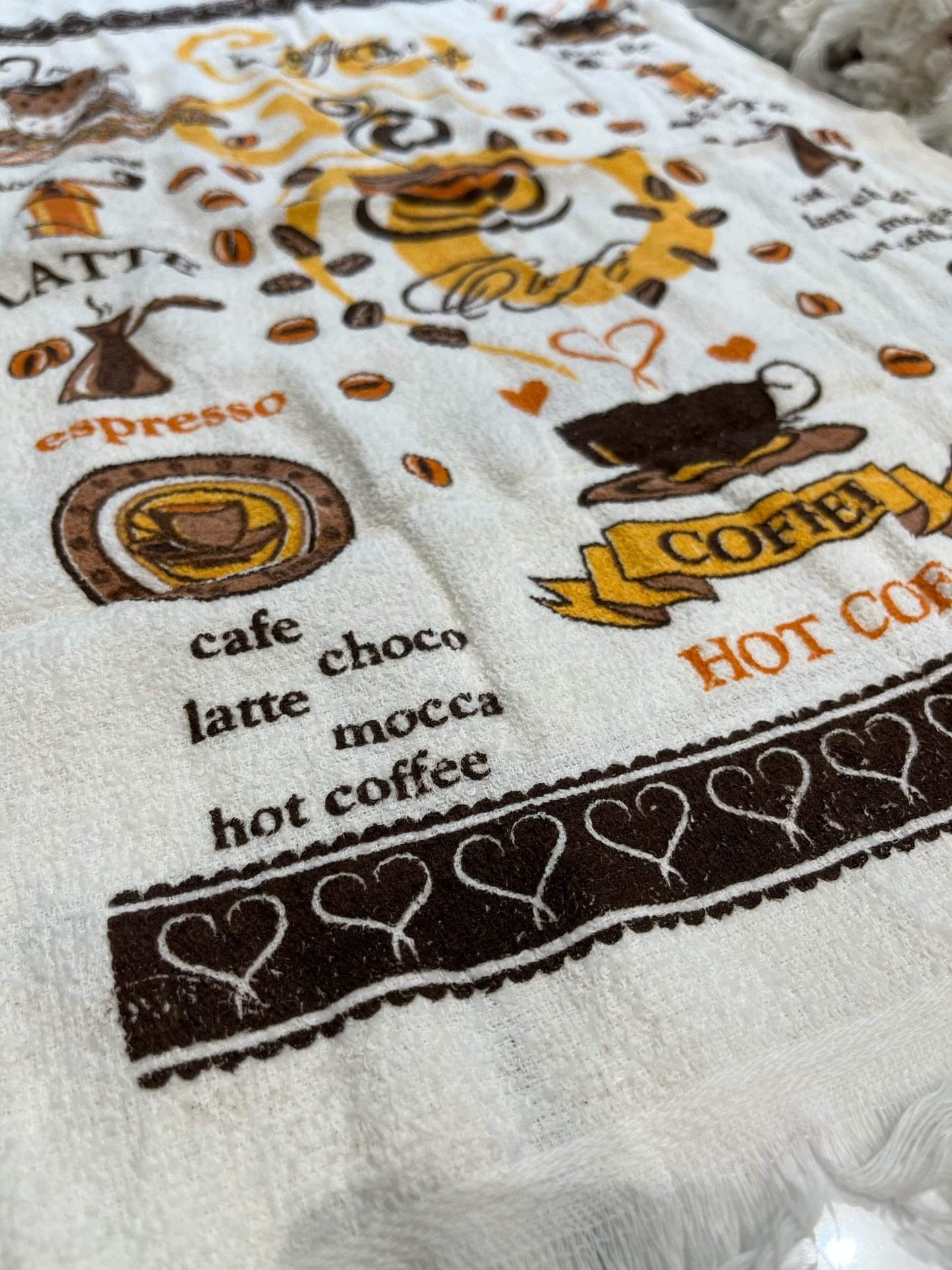 Tea Towels (Cotton Kitchen Towels) Coffee100% Cotton Tea Towel, made in Turkey, These towels offer premium quality with their pure cotton composition, ensuring high absorbency for drying dishes and versatile use in various kitchen tasks. Their durability
