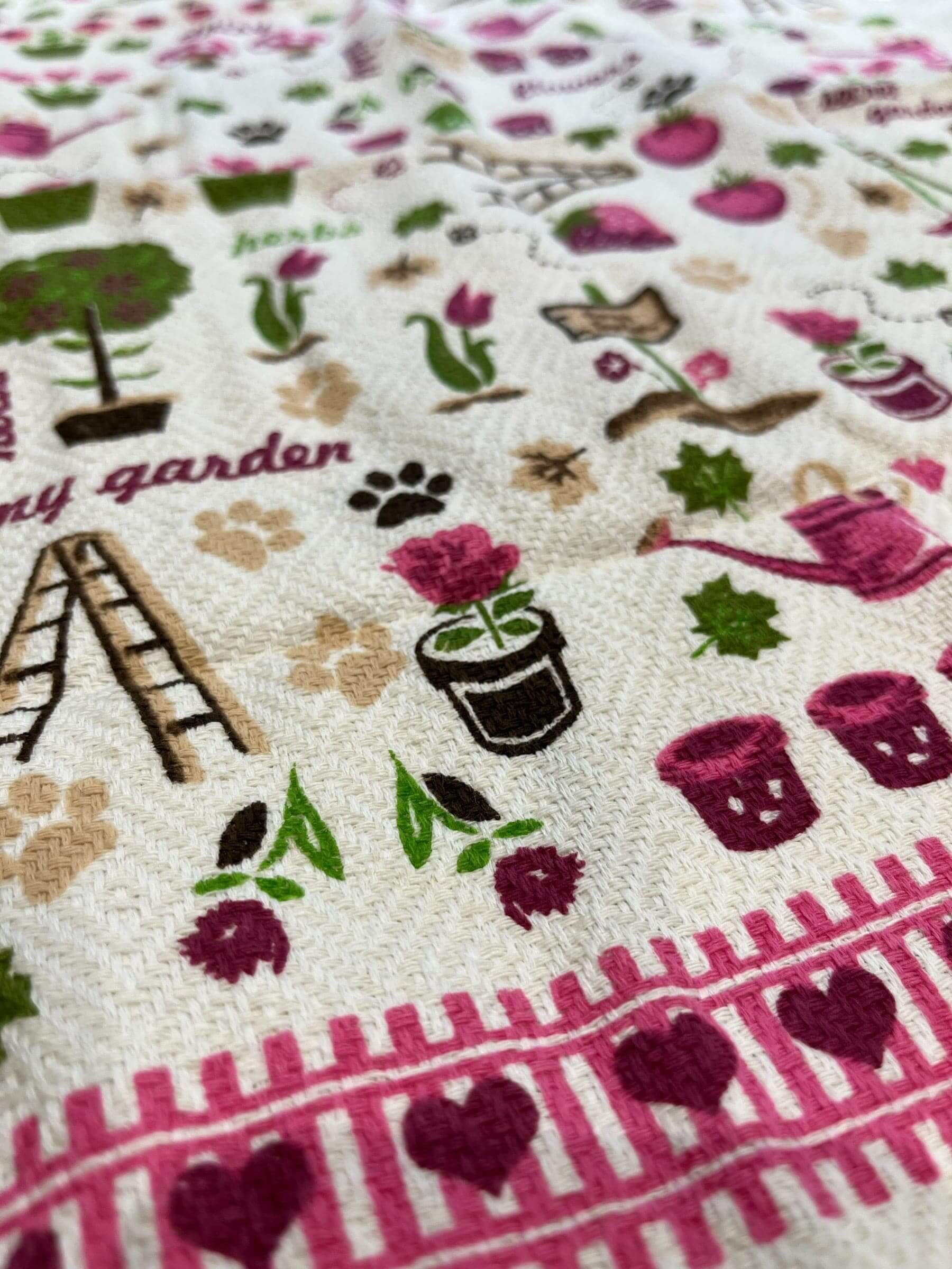 Tea Towels (Cotton Kitchen Towels) Garden    