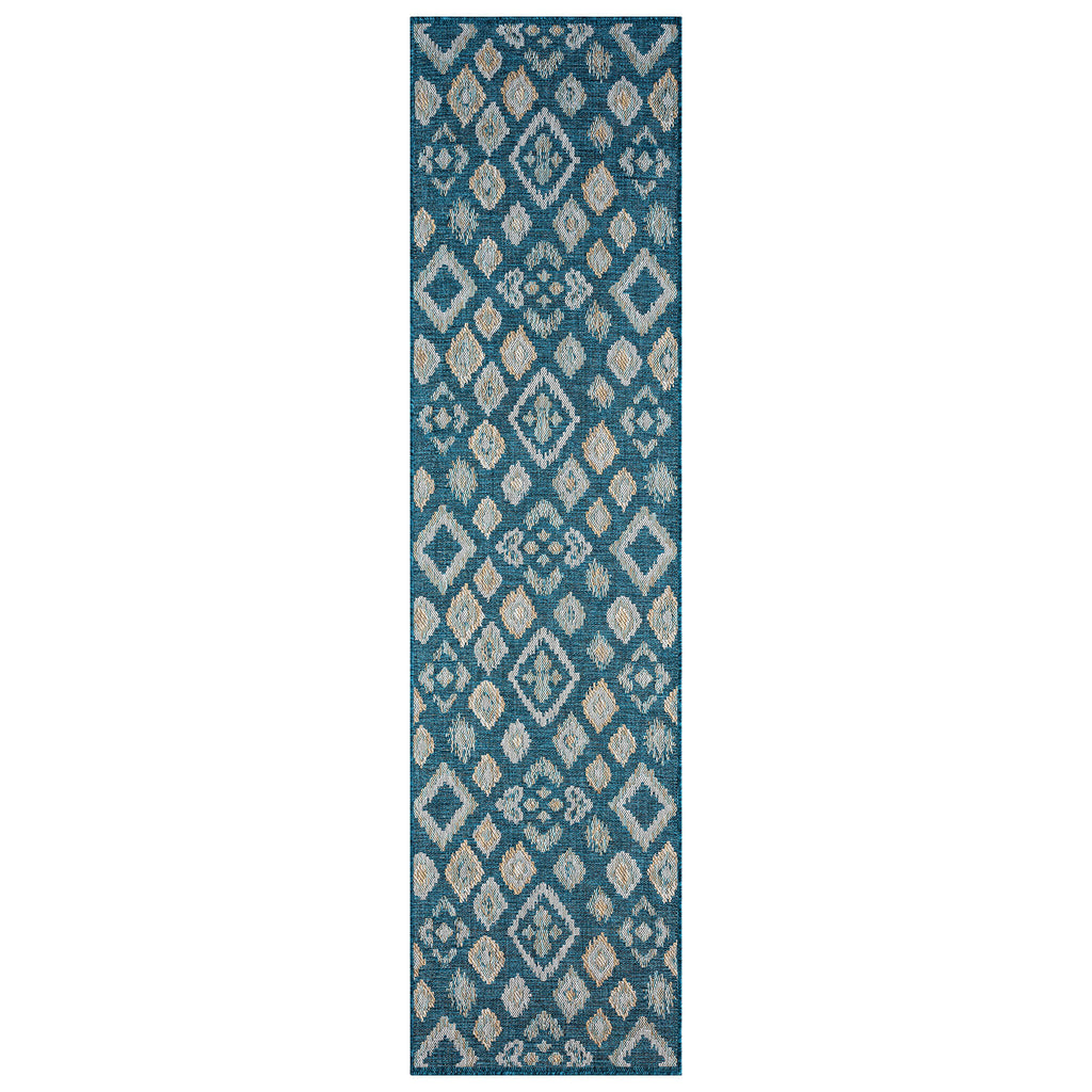 Terrace 551 Turquoise Hallway Runner