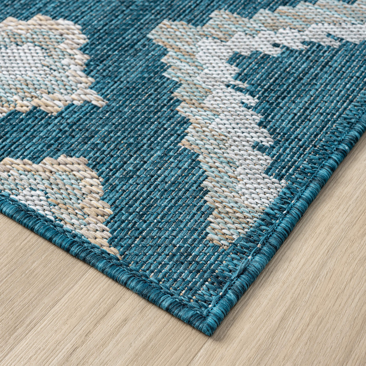 Terrace 551 Turquoise Turkish Rug