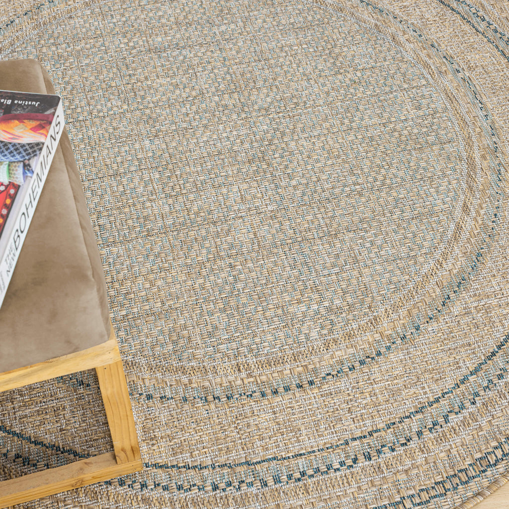 Terrace 553 Olive Round Rug