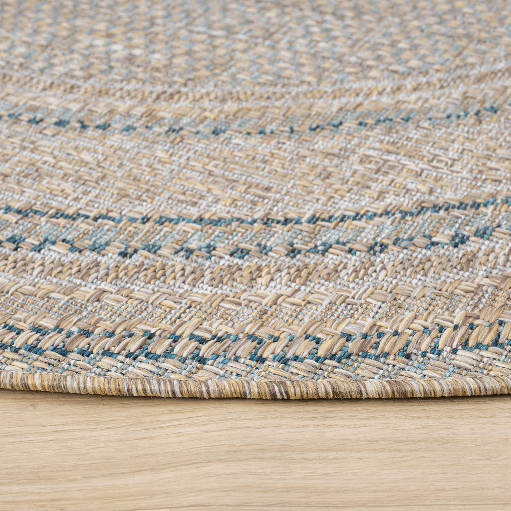 Terrace 553 Olive Round Rug
