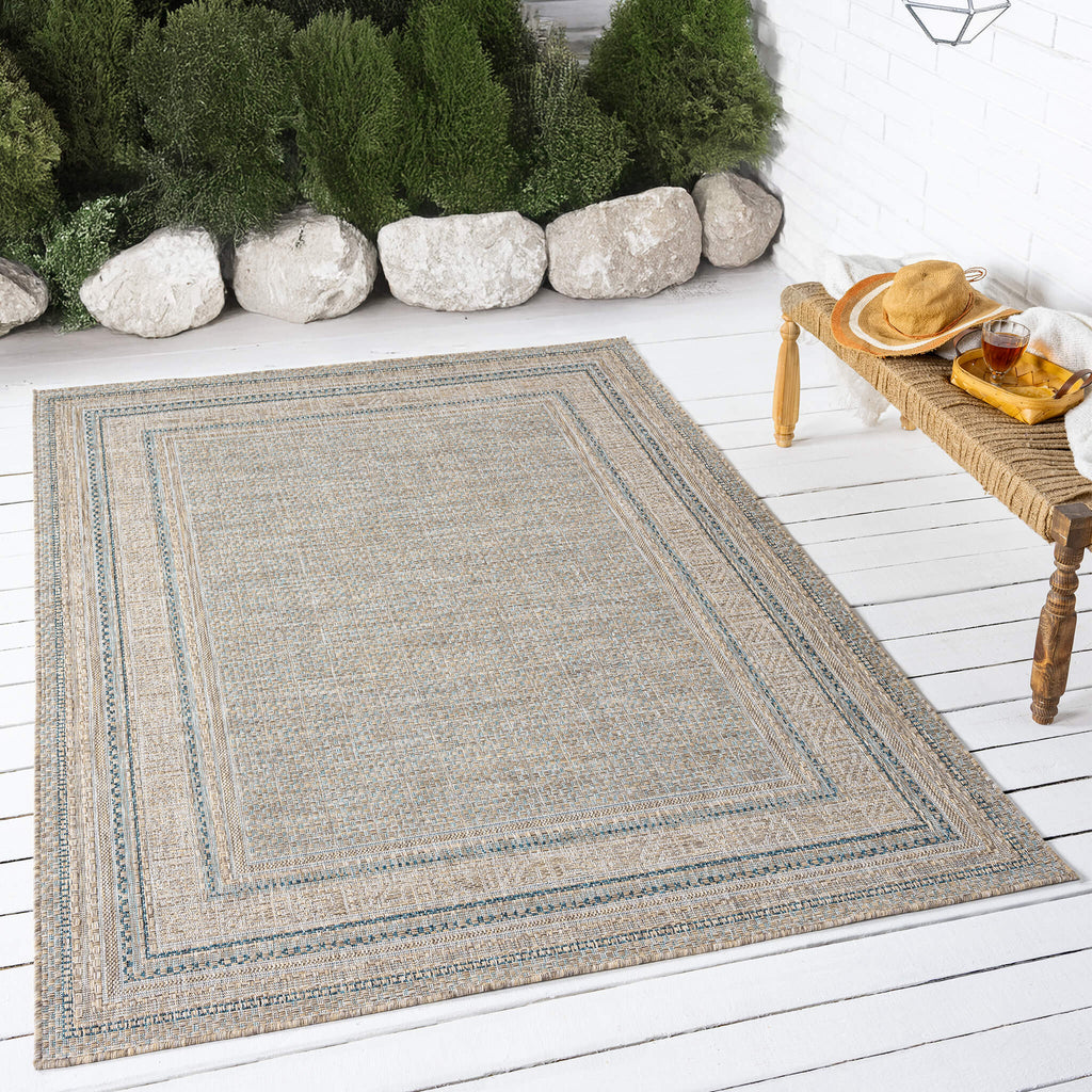 Terrace 553 Olive Turkish Rug lifestyle view