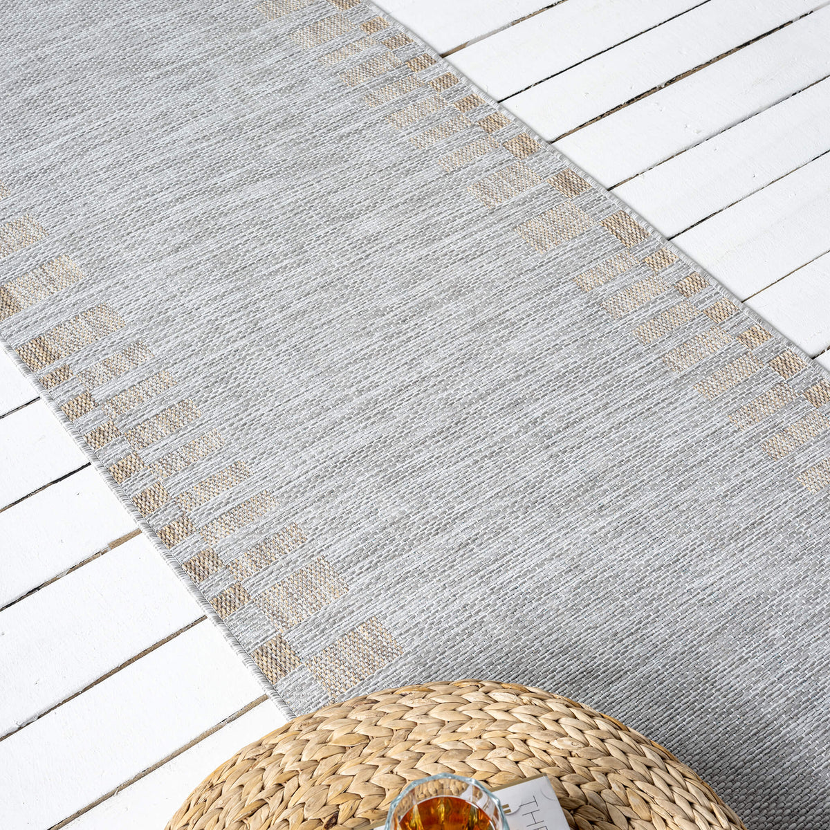 Terrace 557 Slate Hallway Runner