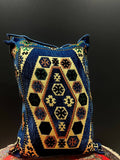 Traditional Turkish Pillow Cushion 50x60 (Blue Royal) with intricate patterns and firm support.