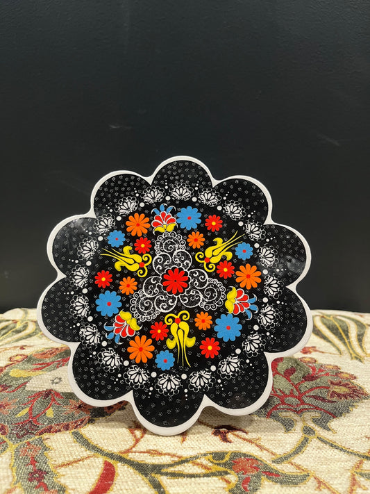 Turkish Ceramic Trivet Black