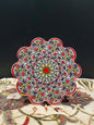 Turkish Ceramic Trivet Red-Yellow