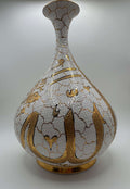Turkish Ceramic Vase with Arabic Calligraphy – Islamic Decorative Vase