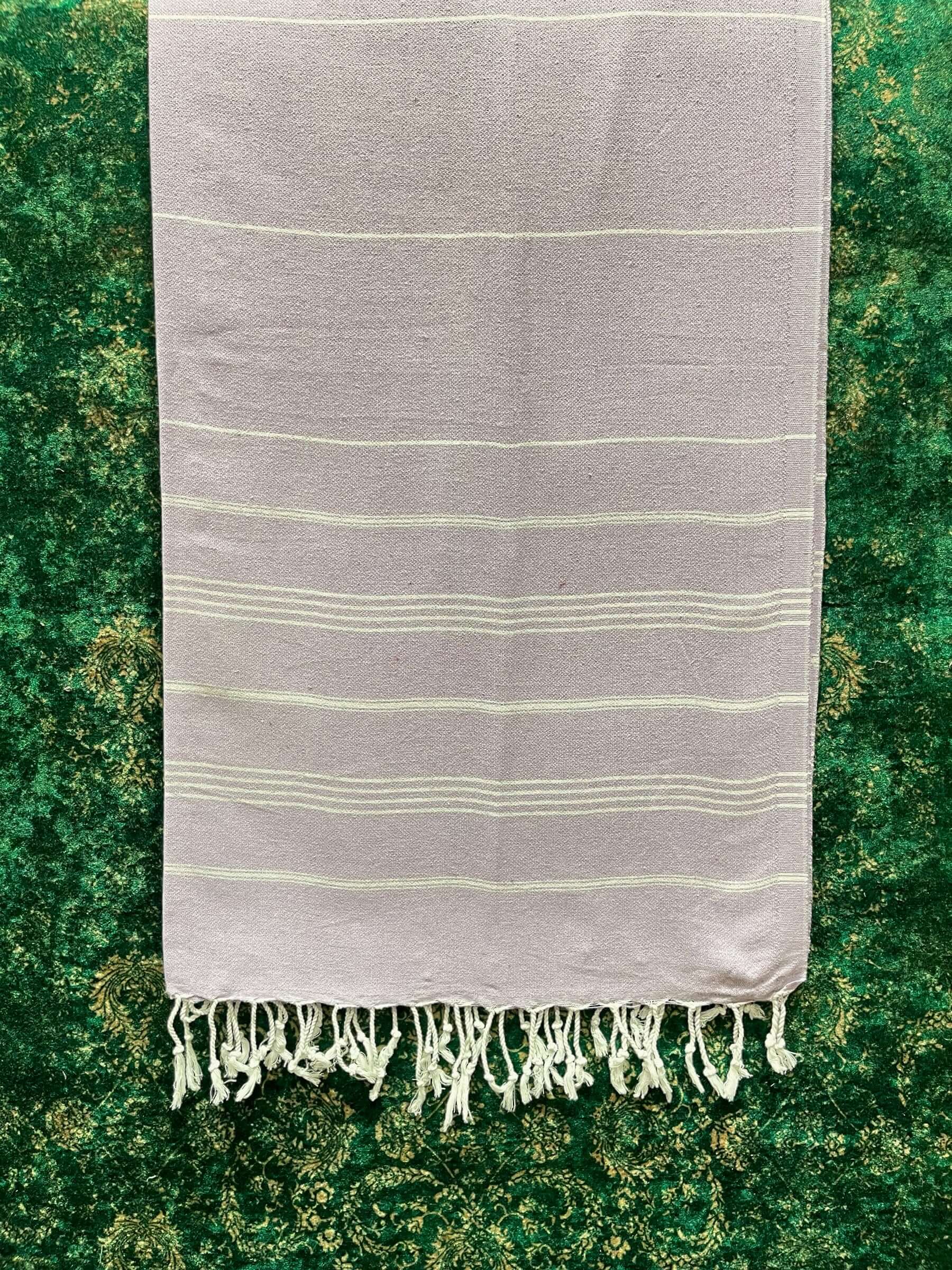 Turkish Cotton Towels Soft Grey    