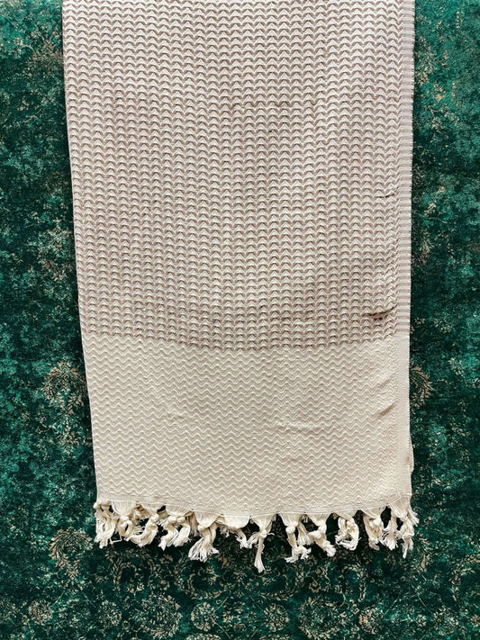 Turkish Cotton Towels Beige Lux