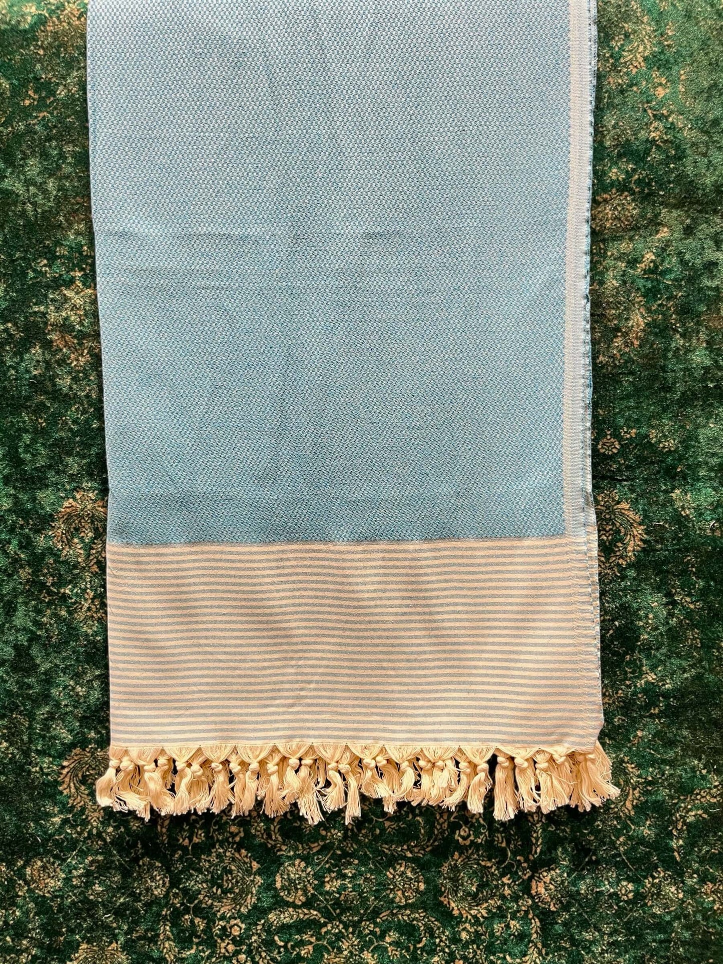 Turkish Cotton Towels Blue Lux    