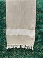 Turkish Cotton Towels Diamond (Beige)    