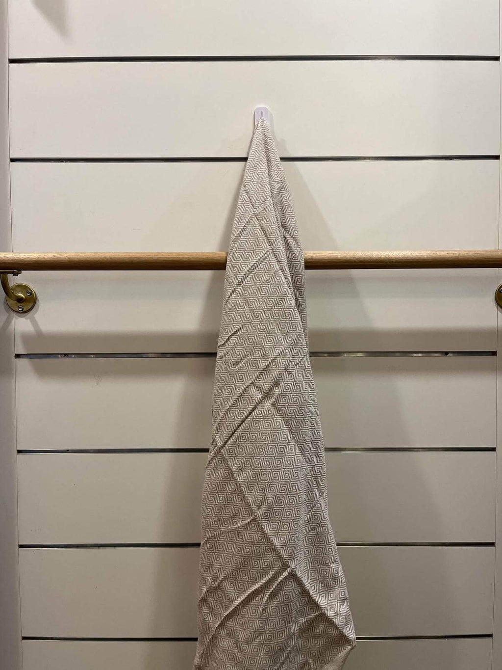 Turkish Cotton Towels Diamond (Beige)