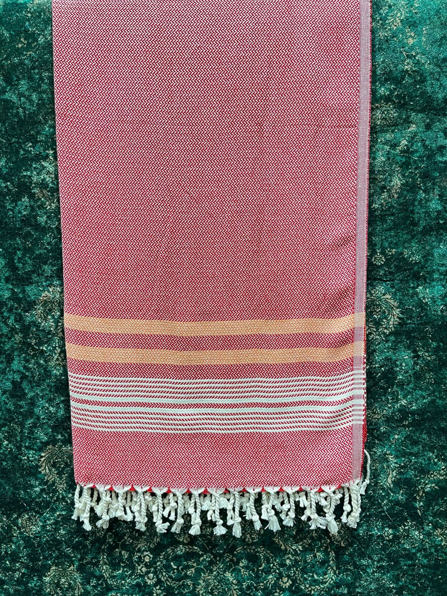Turkish Cotton Towels Red Lux