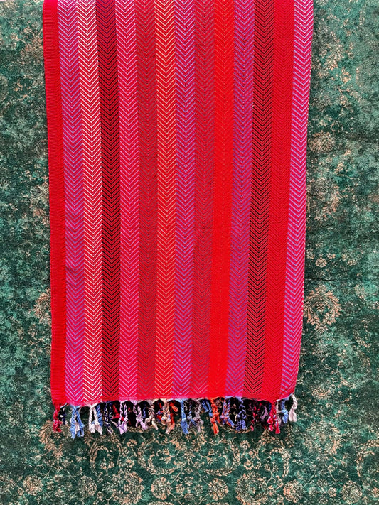 Turkish Cotton Towels Red Mix