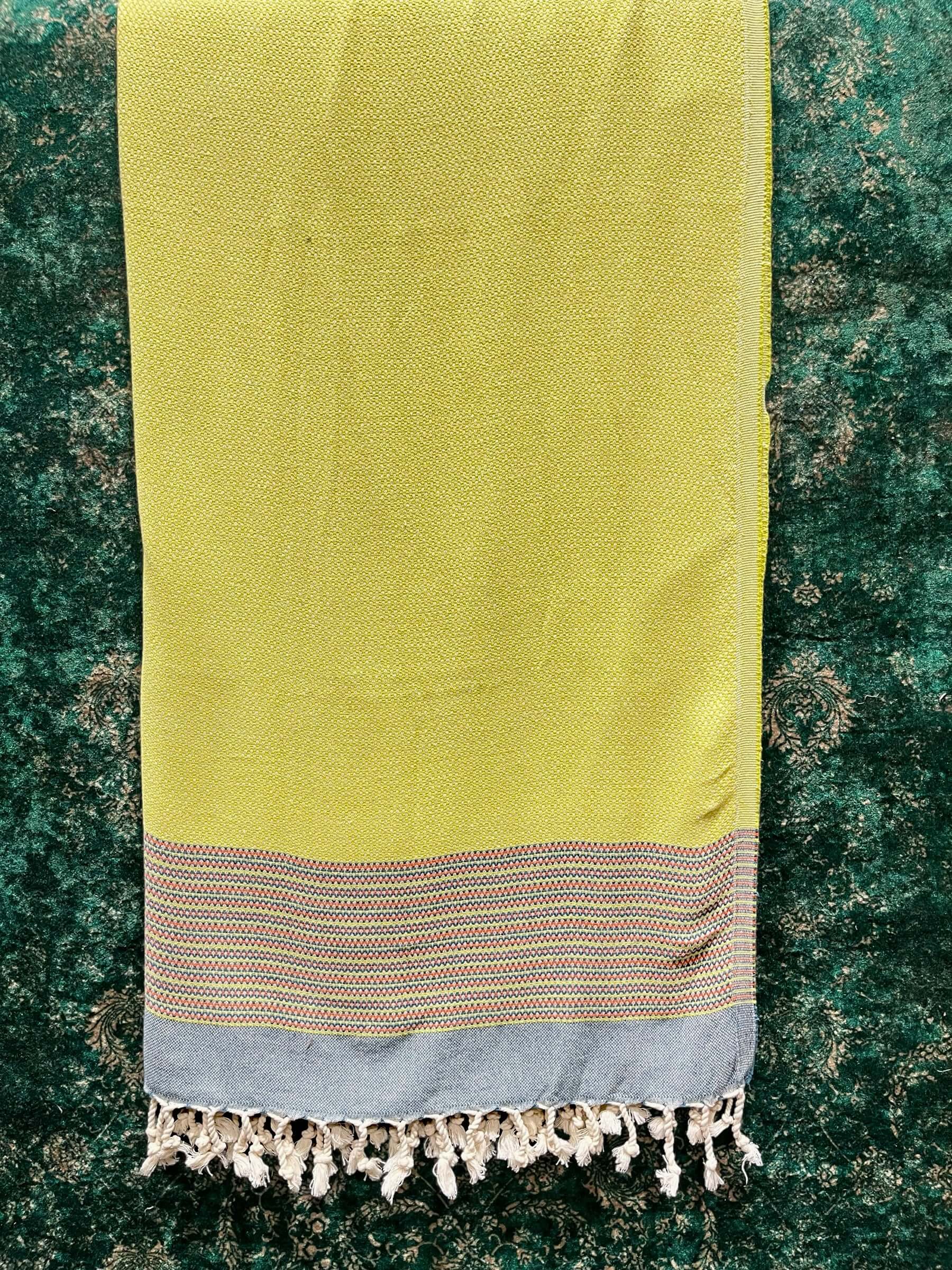 Turkish Cotton Towels Yellow Mix    