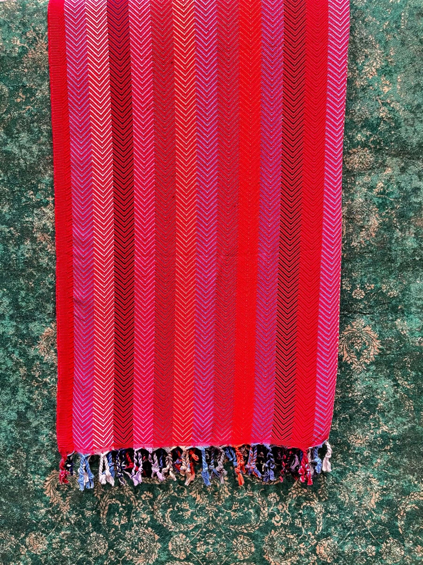 Turkish Cotton Towels Red Mix    