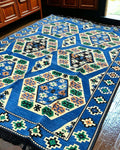 Turkish Kilim Rug (Majlis Blue Classic)