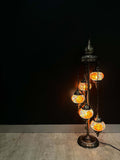 Turkish Mosaic Floor Lamp 5 Pieces Sunflower