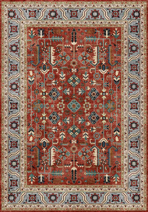 Anatolian Heritage Medallion Turkish Rug featuring intricate design and vibrant colors, perfect for home decor.