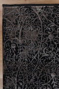 Turkish Rug Brooklyn Pewter Black - Elegant Metallic Shimmer