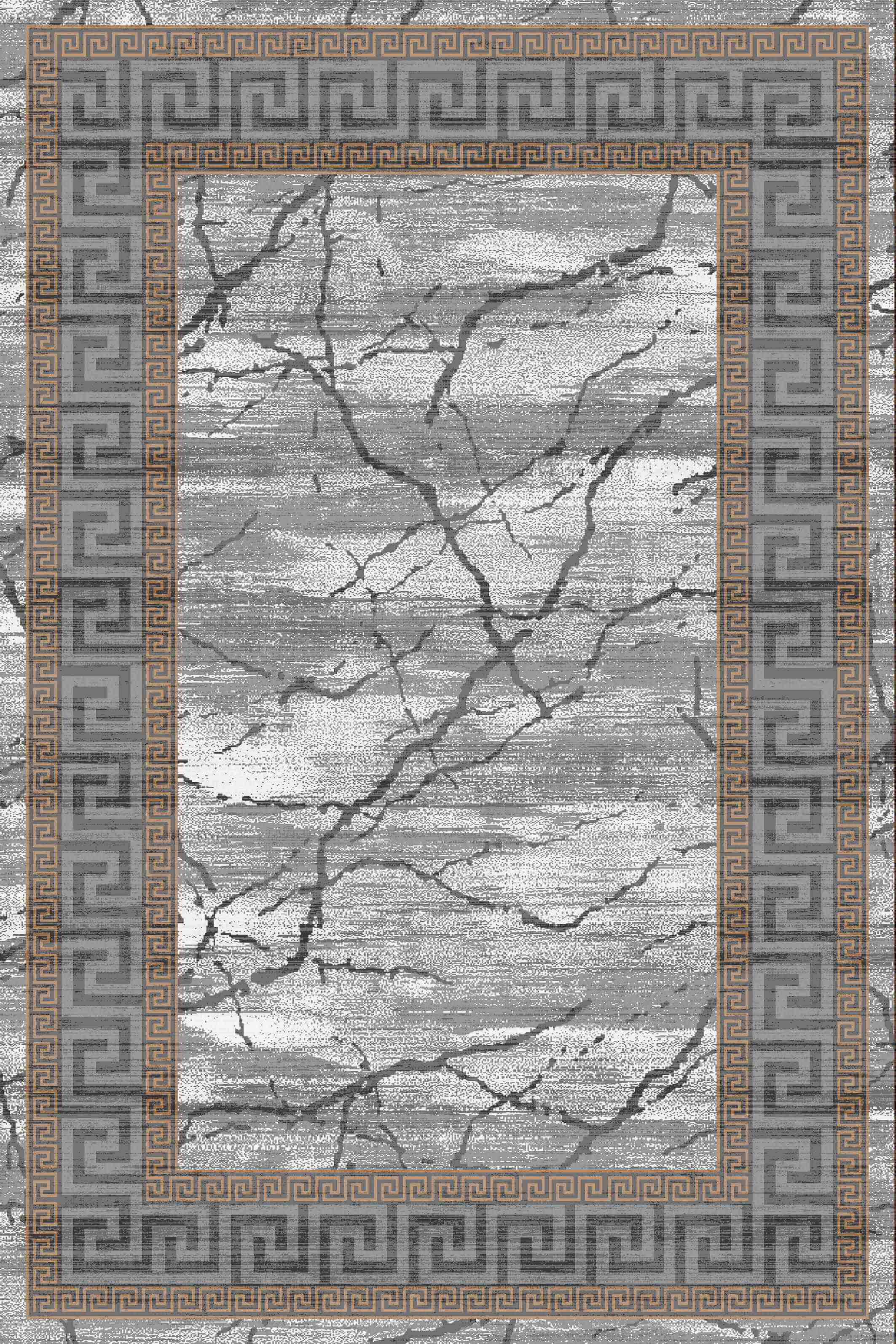 Turkish Rug Greco Marble Border Rug