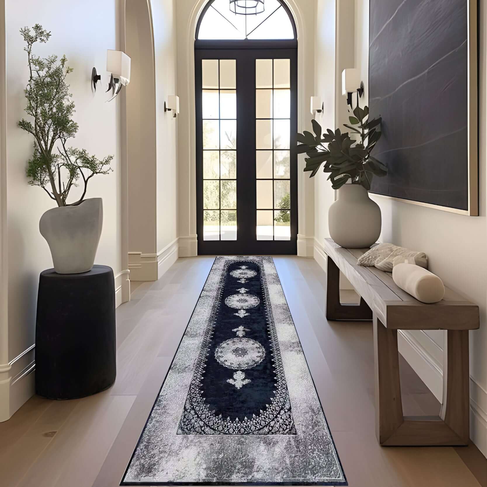 Turkish Rug Midnight Medallion Luxe Rug