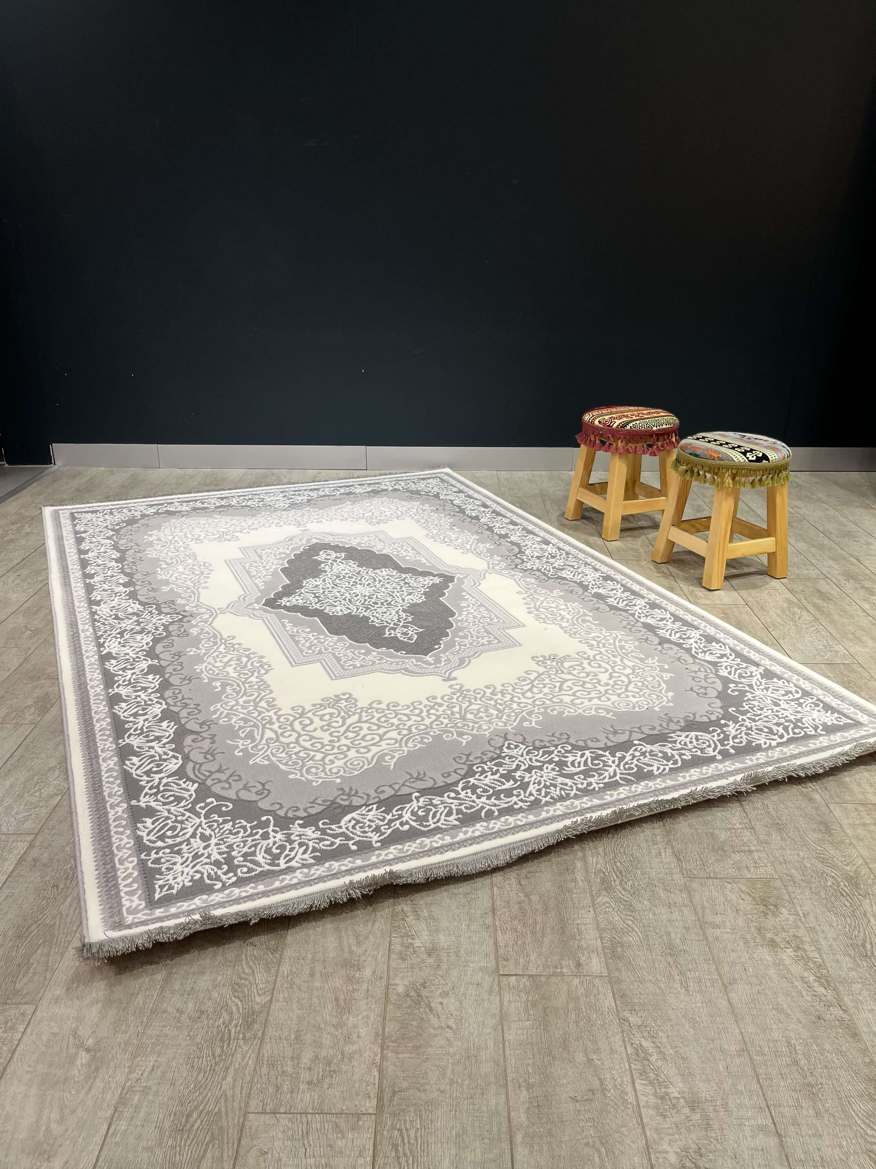 Turkish Rugs Light ANATOLIAN AK053-GREY