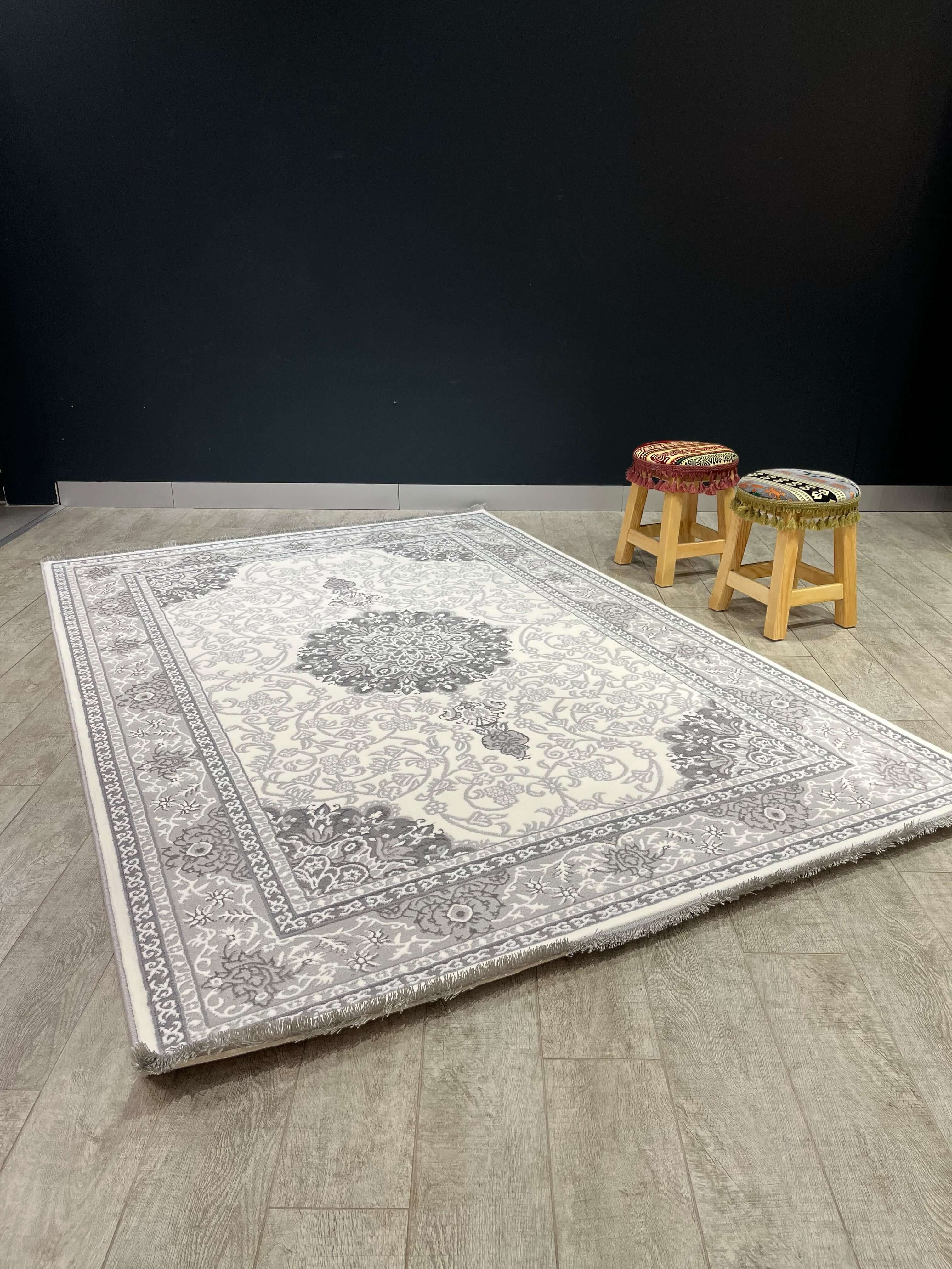 Turkish Rugs Light Anatolian AK037-GREY