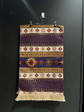 Turkish Table Runner Aztec Purple