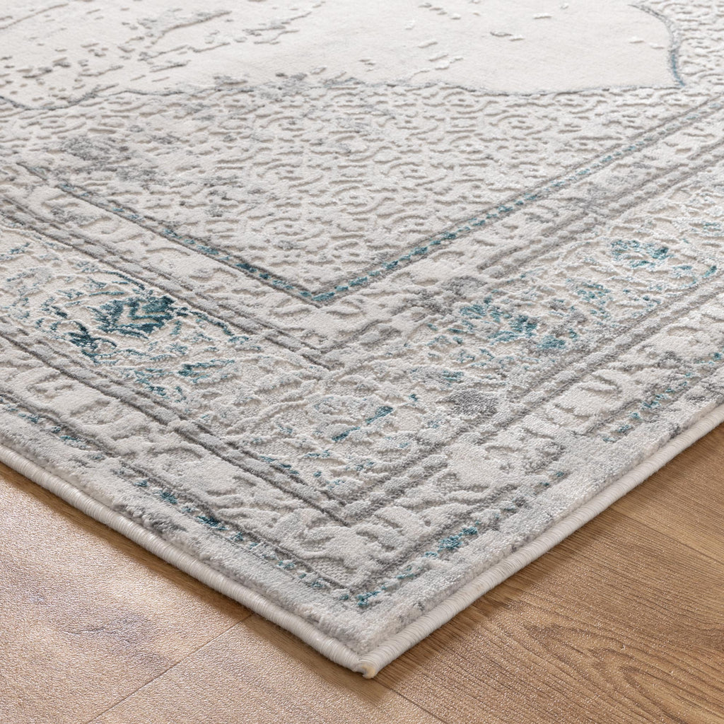 Vestige V001 Oriental Grey Blue Rug – view 3