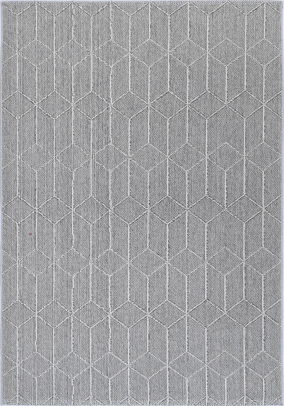 Vanuatu Totori Ash Geometric Flatweave Rug - 01 – view 2