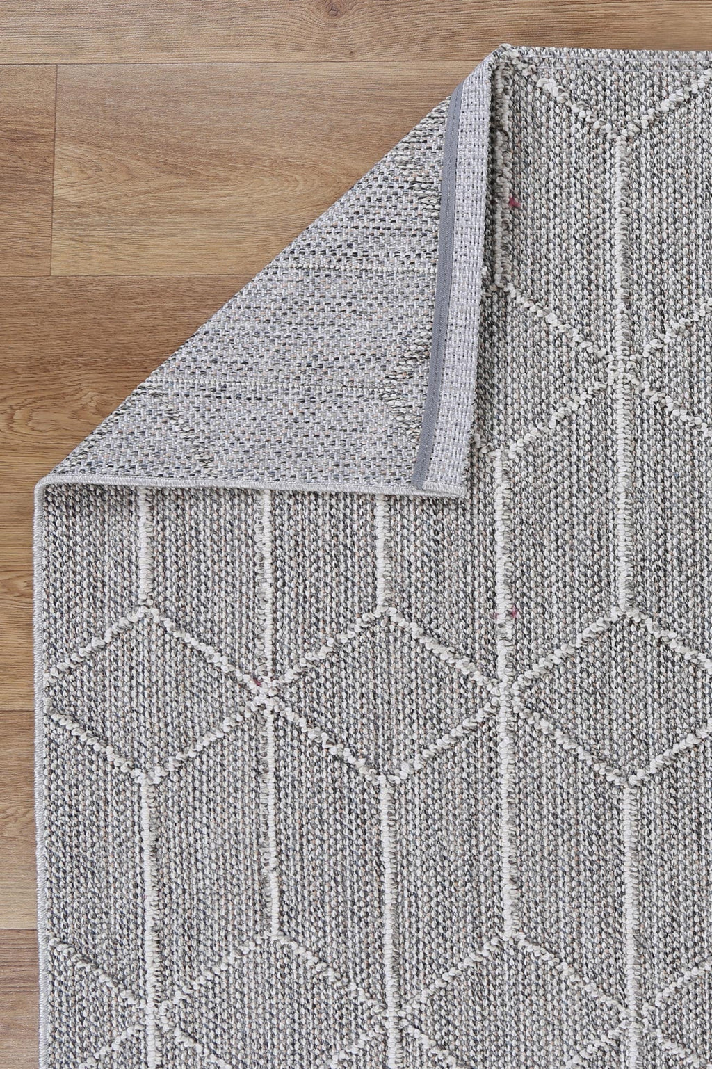 Vanuatu Totori Ash Geometric Flatweave Rug - 01 – view 5