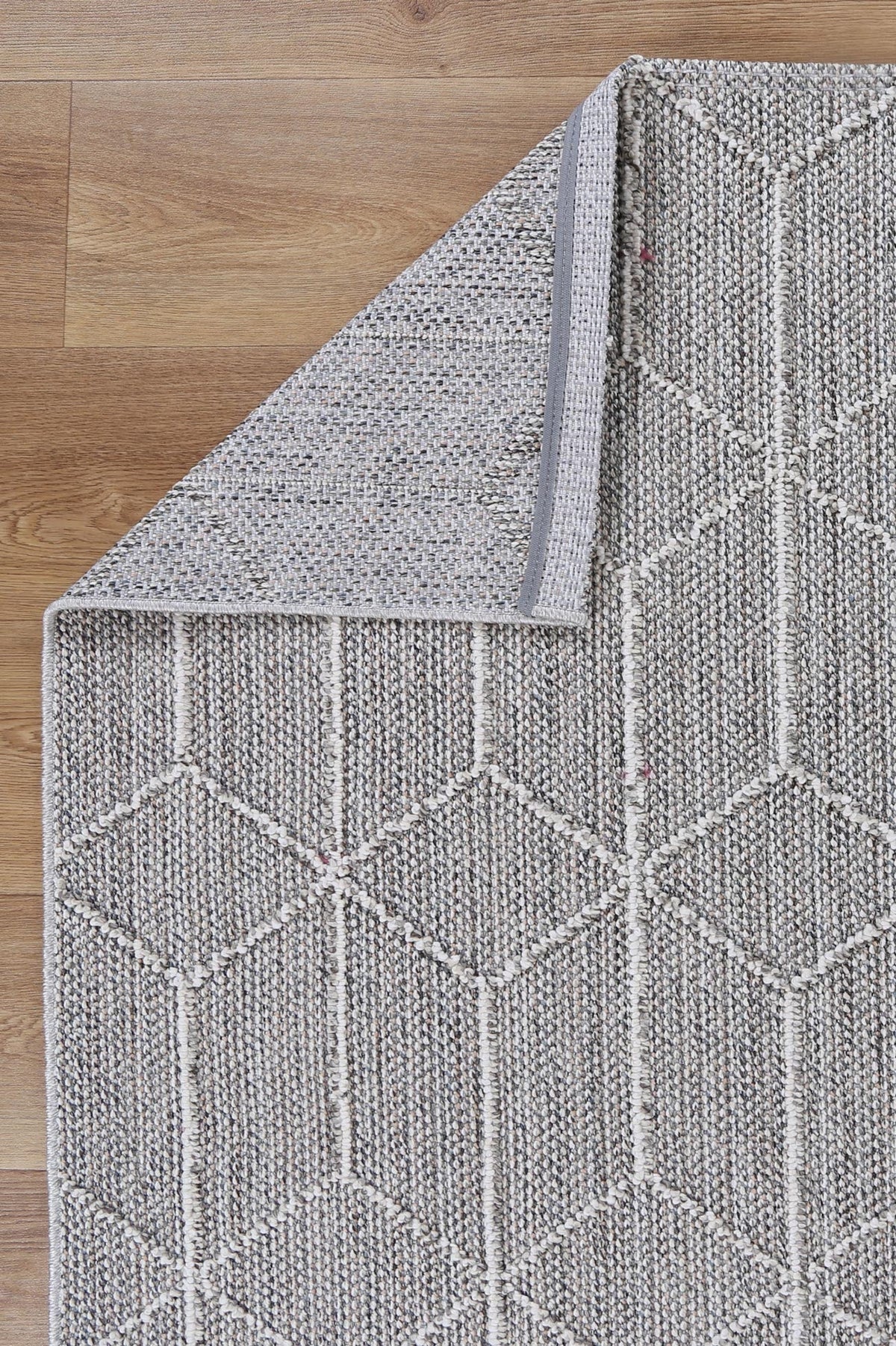Vanuatu Totori Ash Geometric Flatweave Rug - 01 – view 5