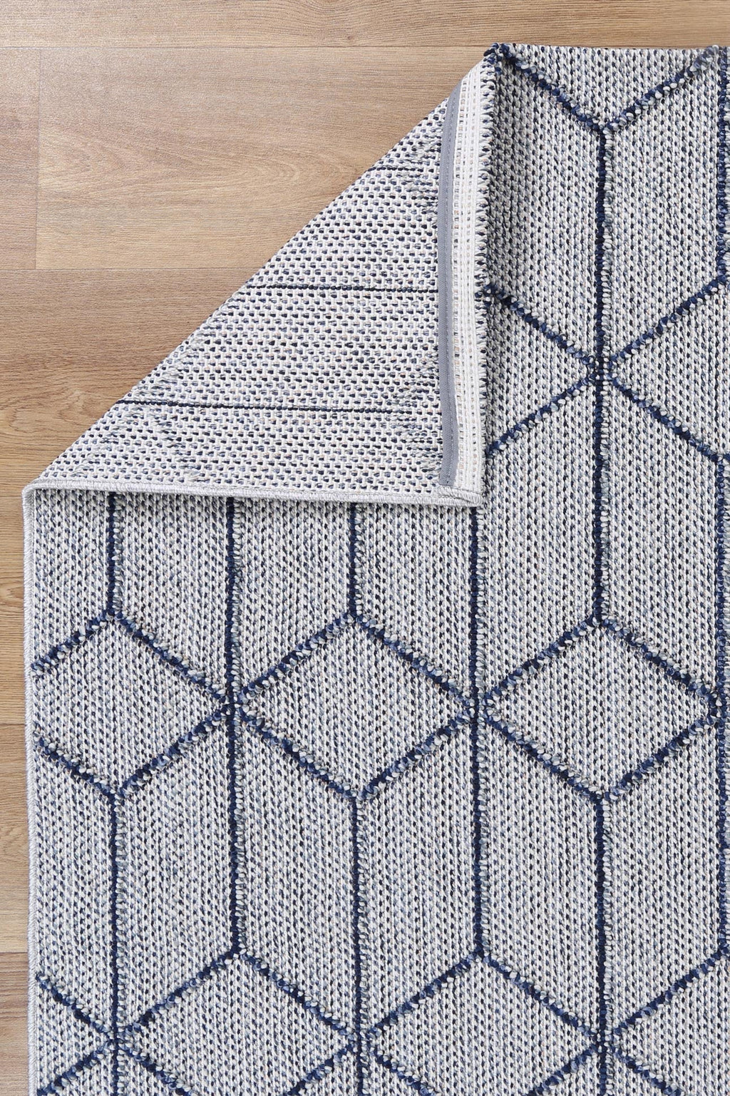 Vanuatu Greenslade Charcoal Geometric Flatweave Rug - 03 – view 4