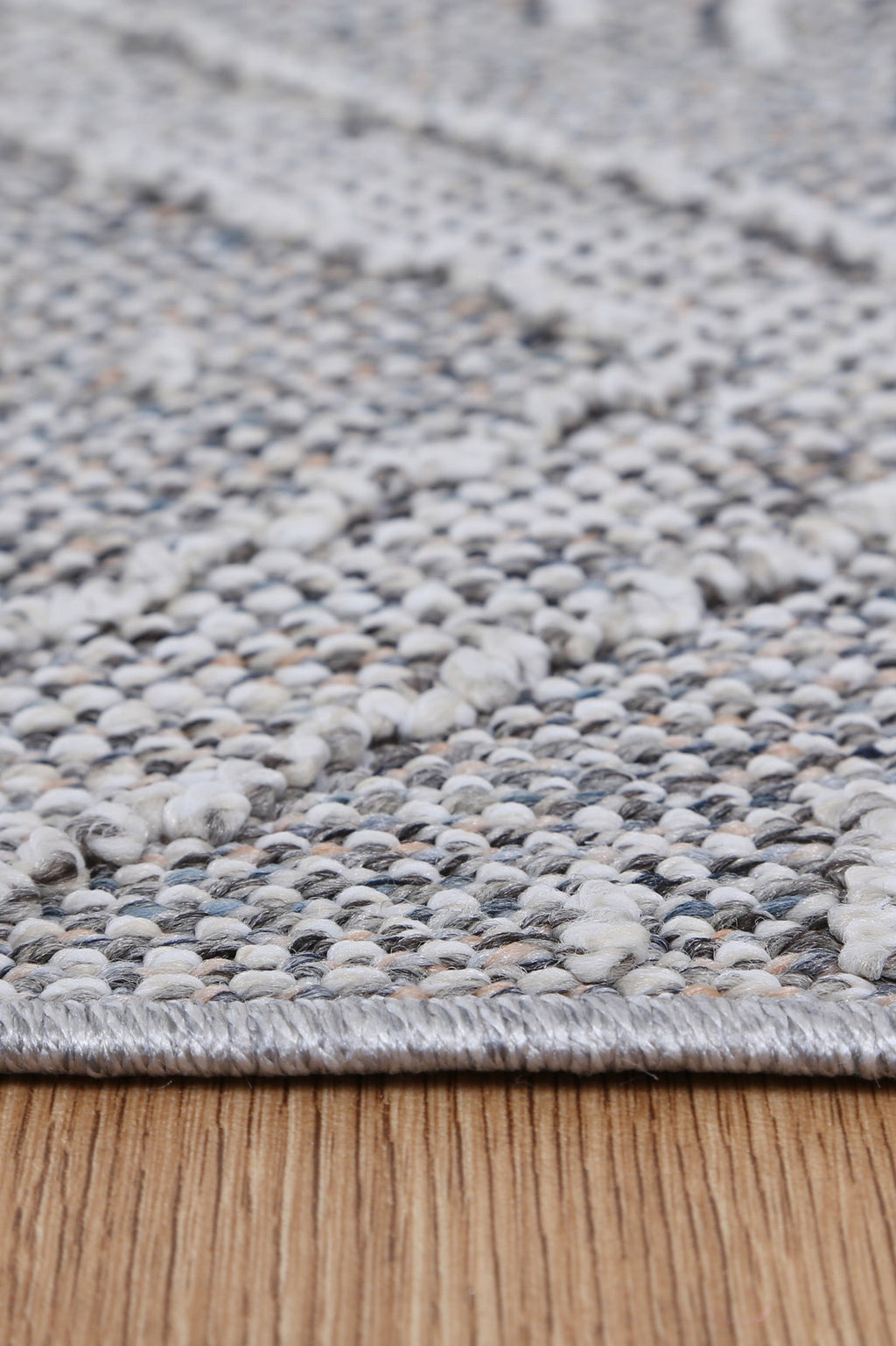 Vanuatu Vouza Grey Geometric Flatweave Rug - 05 – view 4