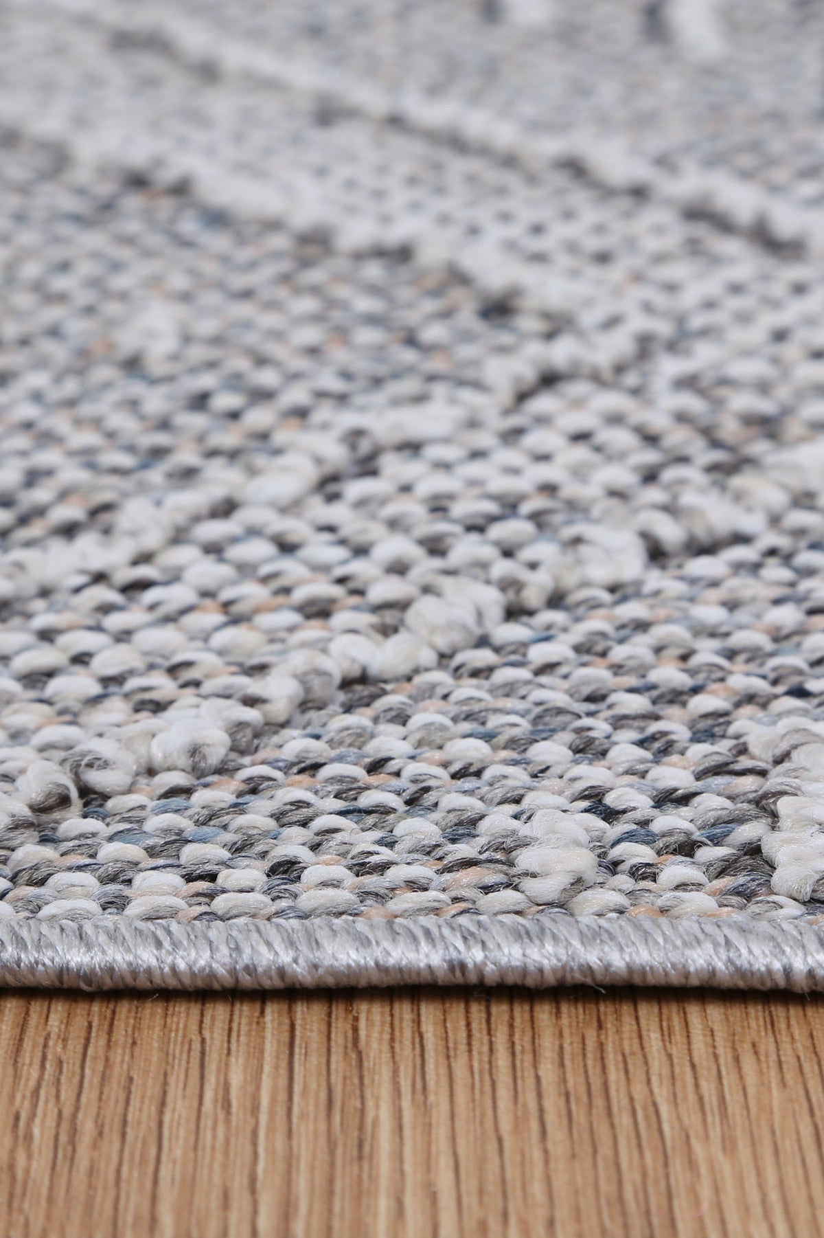Vanuatu Vouza Grey Geometric Flatweave Rug - 05 – view 4