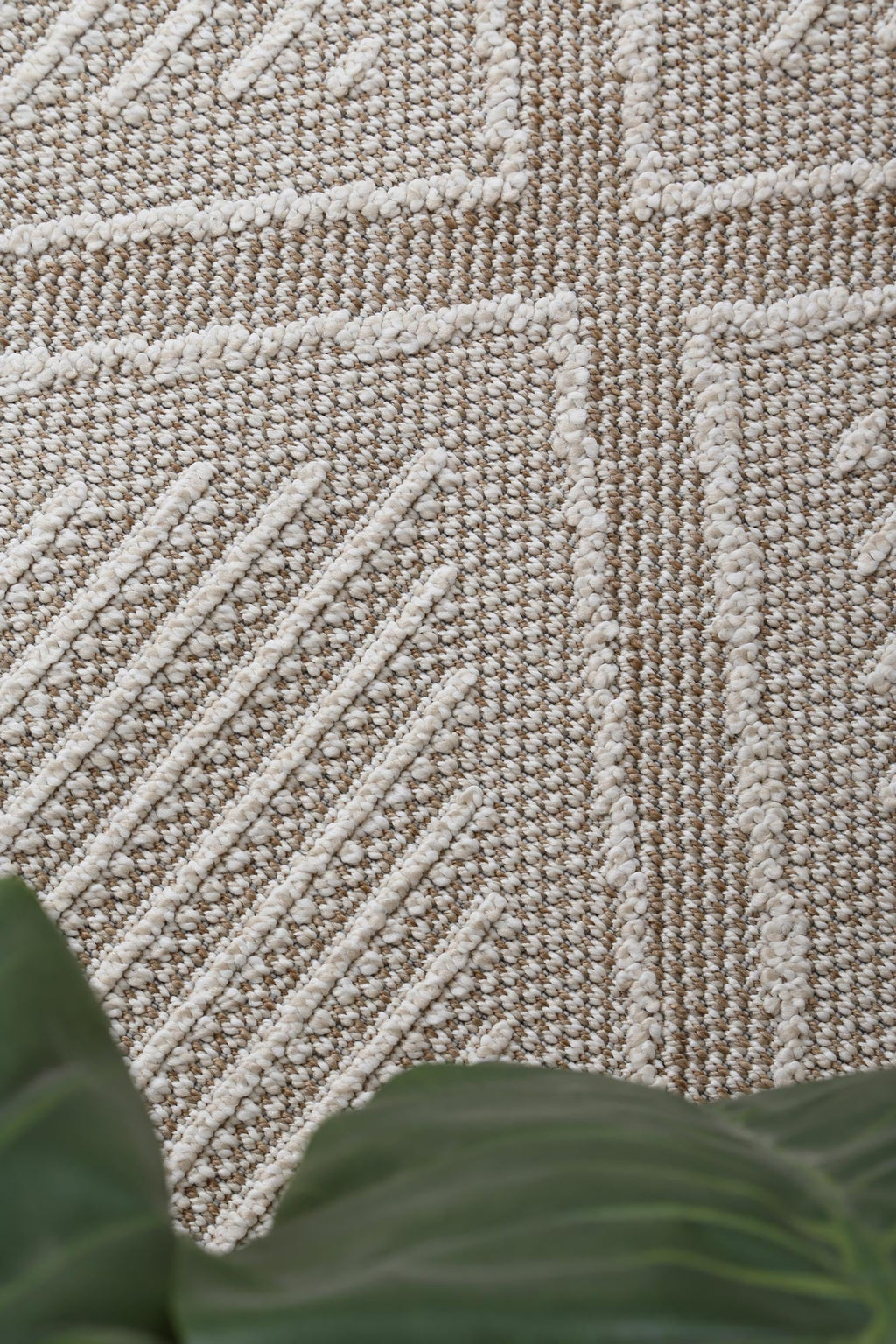 Vanuatu Kenilorea Beige Geometric Flatweave Rug - 06 – view 4
