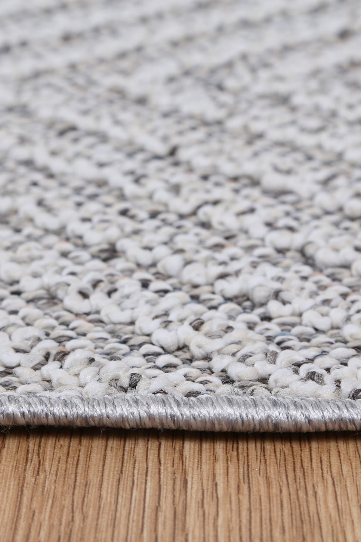 Vanuatu Kini Grey Geometric Flatweave Rug - 07 – view 5