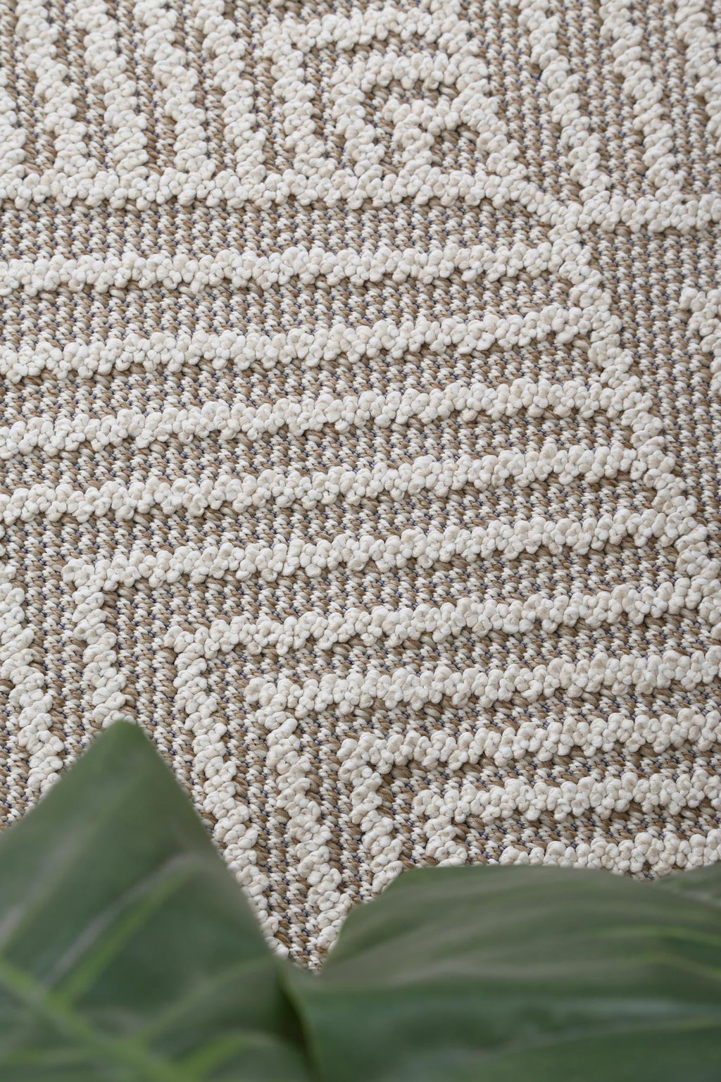 Vanuatu Onika Beige Geometric Flatweave Rug - 09 – view 6