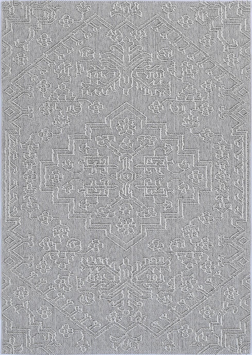 Vanuatu Nori Grey Tribal Flatweave Rug - 11 – view 2