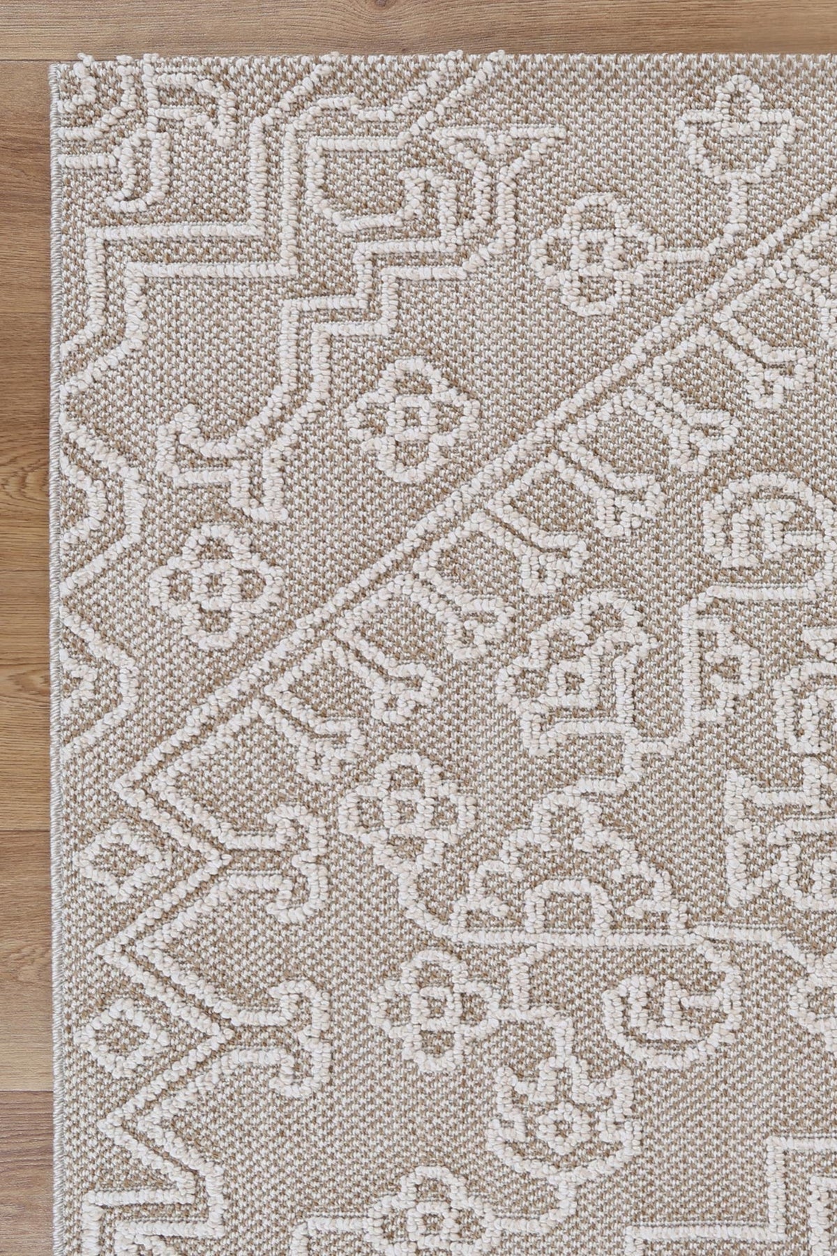 Vanuatu Waita Beige Tribal Flatweave Rug - 13 – view 3